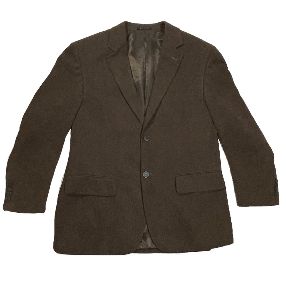 Chocolate Brown Via Europa Blazer